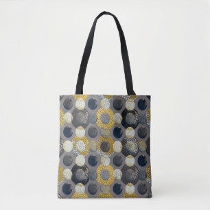 Tote Bag Formes géométriques Abstraites : Aquarelle colorée