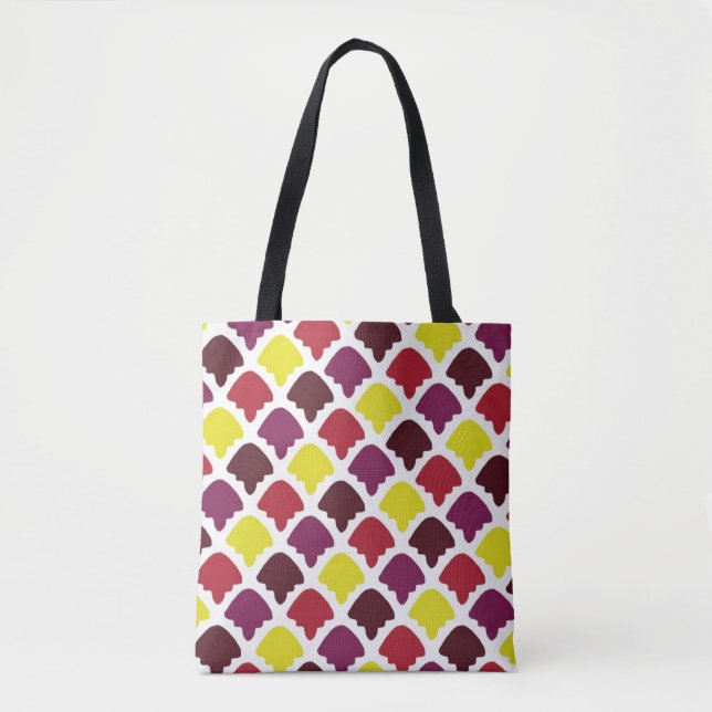 Tote Bag Formes mites design motif (Devant)
