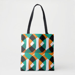 Tote Bag Formes modernes et motif géométrique transparent e