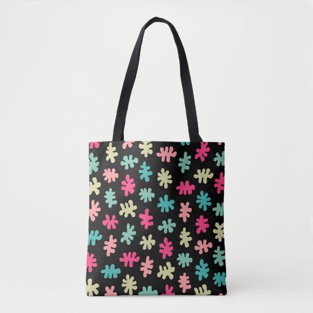 Tote Bag Formes morphiques 120322 - Couleurs 01 (Devant)