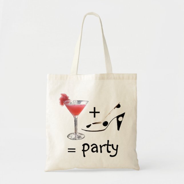 Tote Bag Formule de cocktail pour l'amusement de partie (Devant)