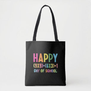Tote Bag Formule Mathématique 100 Jours D'école Drôle Prof