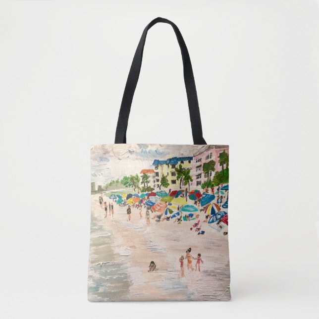 Tote Bag "Fort Myer's Beach" tableau de Therese Kramer (Devant)