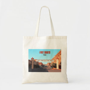 Tote Bag Fort Worth Texas Stock Yards Vintage