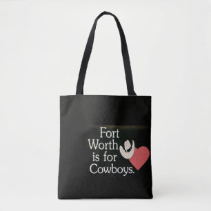 Tote Bag Fort Worth TX Cowboy