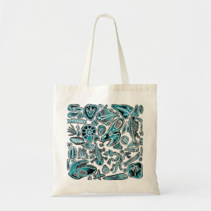 Tote Bag Fossiles et os de dinosaures à rayons X