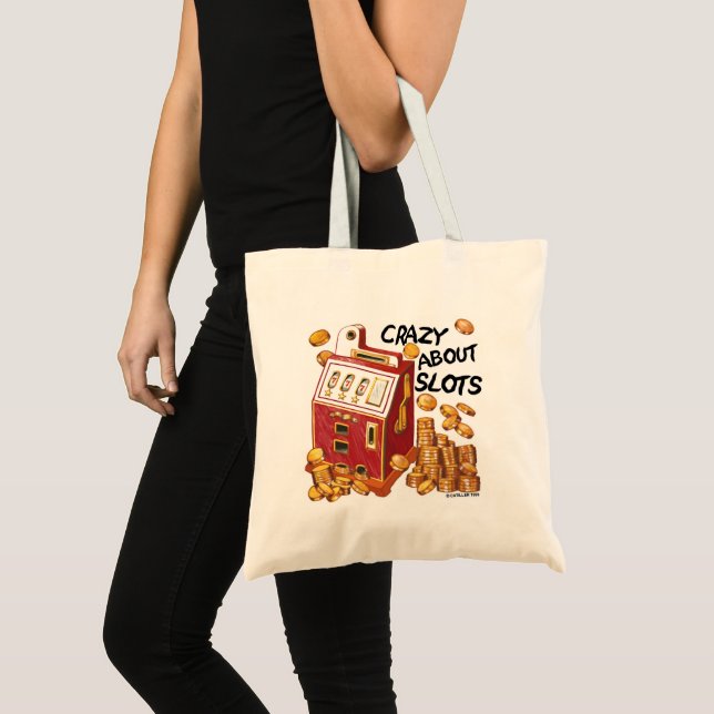 Tote Bag Fou des machines à sous (Devant (produit))