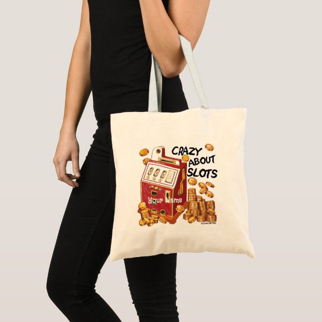 Tote Bag Fou des machines à sous (Devant (produit))
