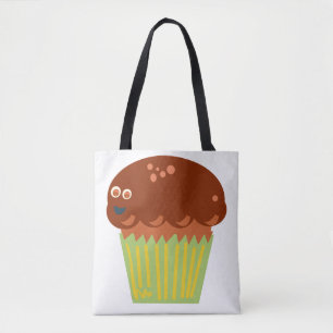 Tote Bag Fou d'un énorme muffin dessin animé amusant