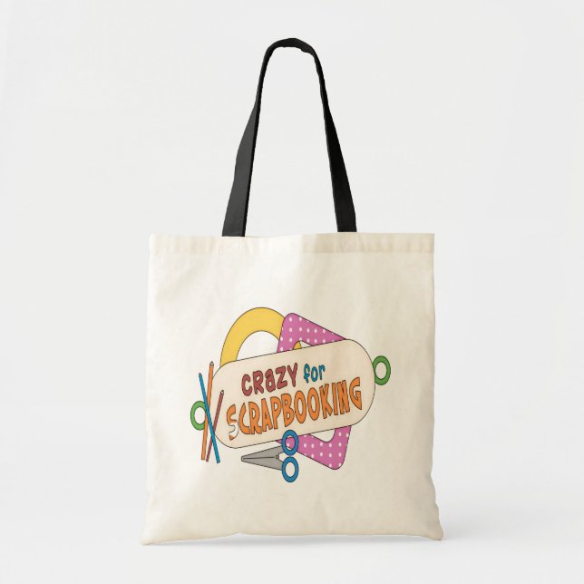 Tote Bag Fou pour Scrapbooking ! (Devant)