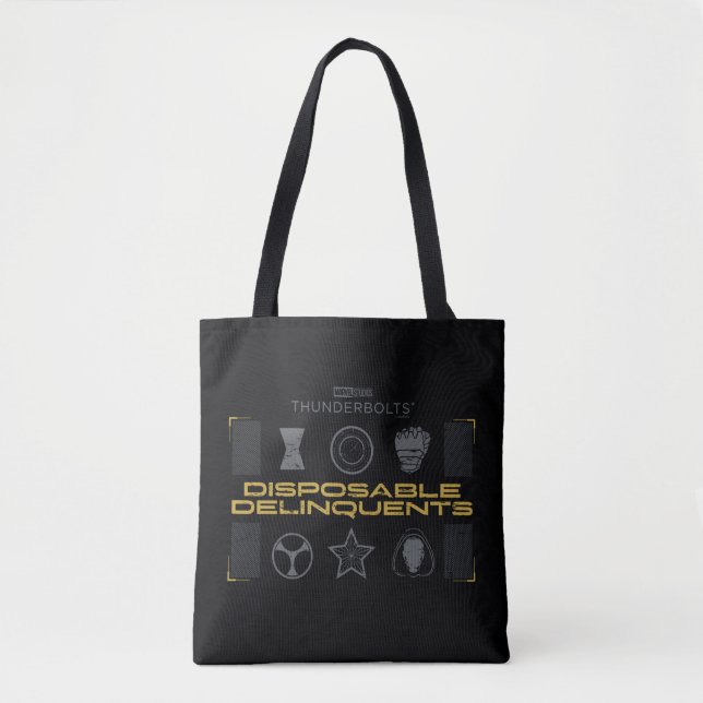 Tote Bag Foudroyants* | Délinquants jetables (Devant)