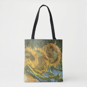 Tote Bag Four Cut Sunflowers par Vincent van Gogh, Art