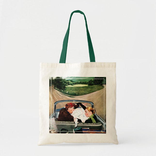 Tote Bag Fourchette dans la route (Devant)