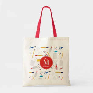 Tote Bag Fournitures de bureau et d'artisanat de l'école Mo