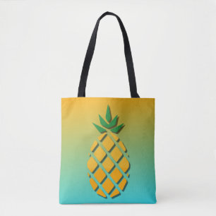 Tote Bag Fourre-tout à ananas tropical