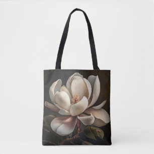 Tote Bag Fourre-tout à fleurs de Magnolia