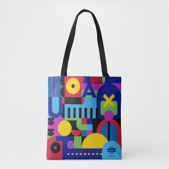Tote Bag Fourre-tout Abstrait (Devant)