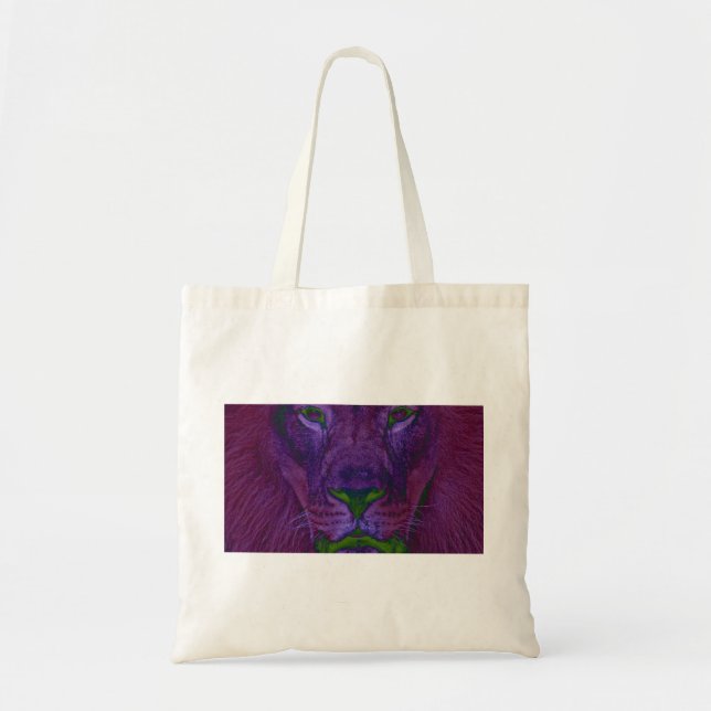 Tote Bag Fourre-tout Abstrait Lion Budget (Devant)