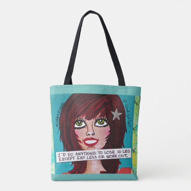 TOTE BAG FOURRE-TOUT BAG-I " D FONT N'IMPORTE QUOI PERDRE (Dos)