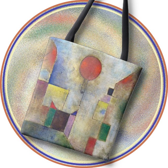 Tote Bag FOURRE-TOUT - "Balloon rouge" - Paul Klee Art Imag (Créateur téléchargé)
