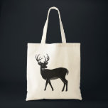 Tote Bag Fourre-tout de cerfs noirs et blancs<br><div class="desc">Pourquoi envelopper un cadeau dans du papier qui est jeté! Enveloppez un cadeau dans ce sac fourre-tout et le destinataire reçoit deux cadeaux en un !</div>