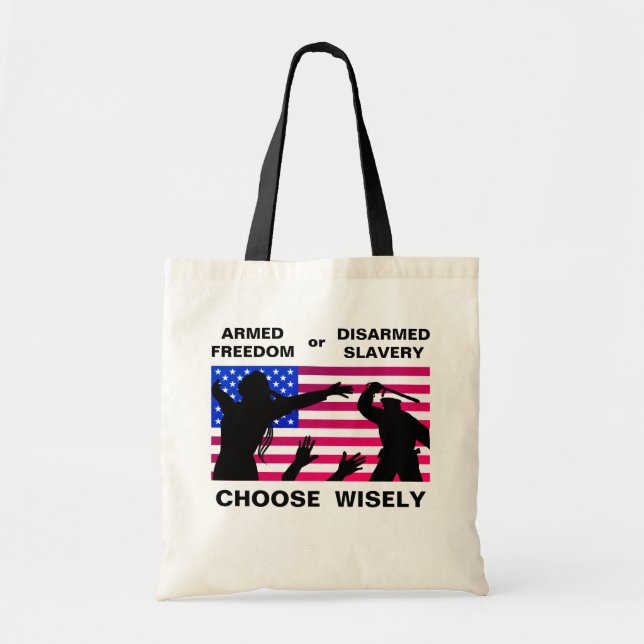 Tote Bag Fourre-tout de la liberté armée (Devant)