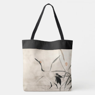 Tote Bag Fourre-tout de l'écorce de grue japonaise