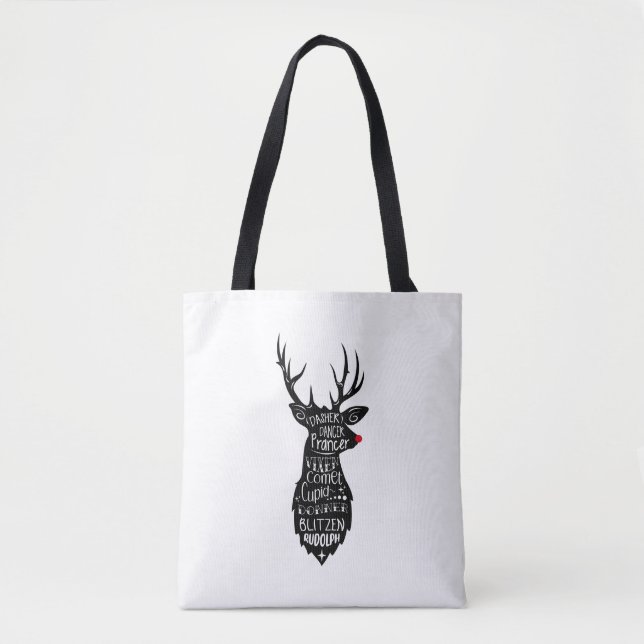 Tote Bag Fourre-tout de l'épaule de Noël (Devant)
