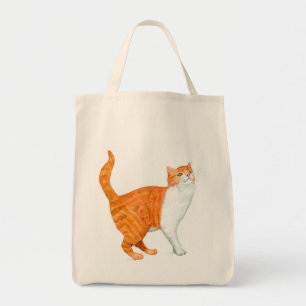 Tote Bag fourre-tout de l'épicerie "Ginger Cat"