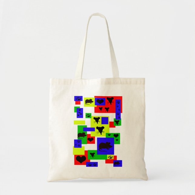 Tote Bag Fourre-tout de mauvais poil (Devant)