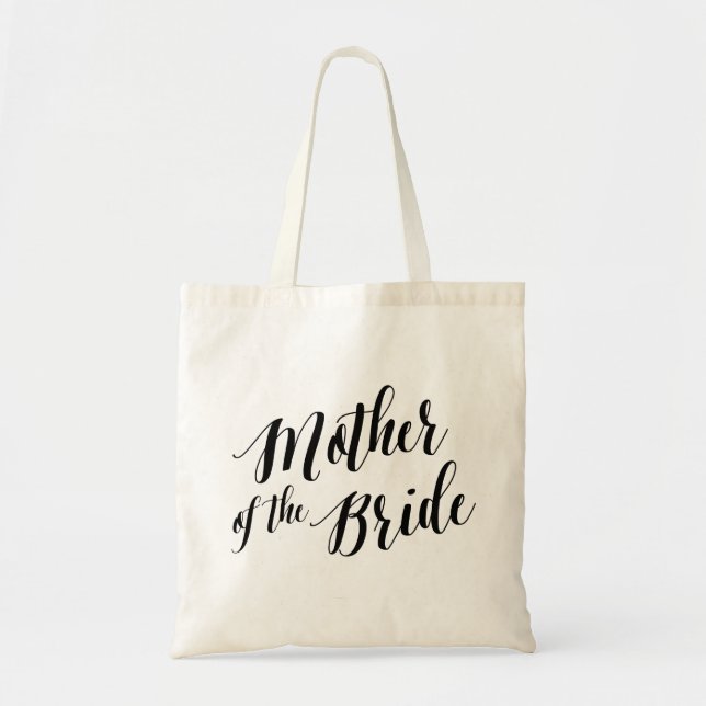 Tote Bag Fourre-tout de script | Mère de la mariée (Devant)