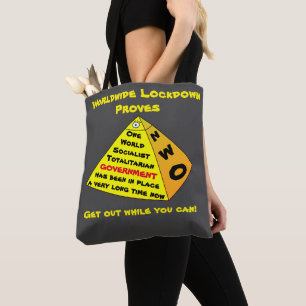 Tote Bag Fourre-tout de verrouillage mondial