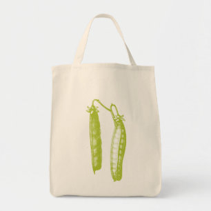 Tote Bag Fourre-tout d'épicerie bio aux pois