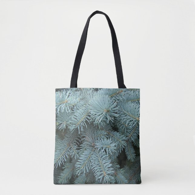 Tote Bag Fourre-tout d'épinette bleue (Devant)