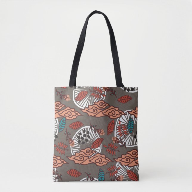 Tote Bag Fourre-tout des femmes Motifs Brown Shell (Devant)