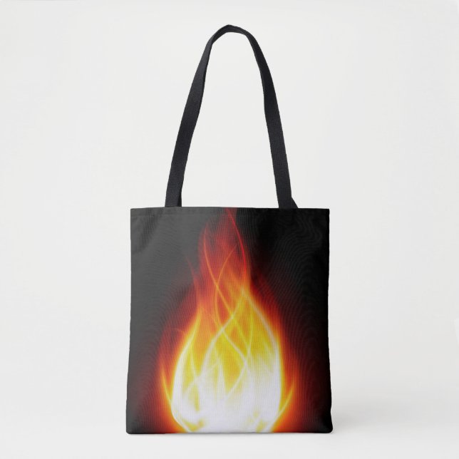Tote Bag Fourre-tout des flammes (Devant)
