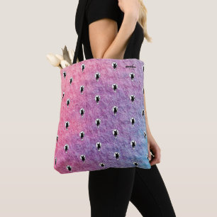 Tote Bag Fourre-tout d'Halloween rose par la poète Adiela A