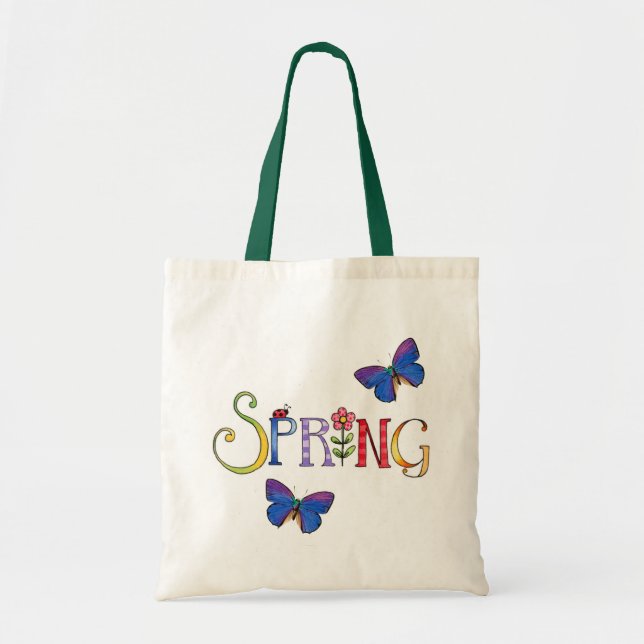 Tote Bag Fourre-tout du budget printemps (Devant)