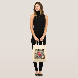 Tote Bag Fourre-tout du Labyrinthe du Minotaure