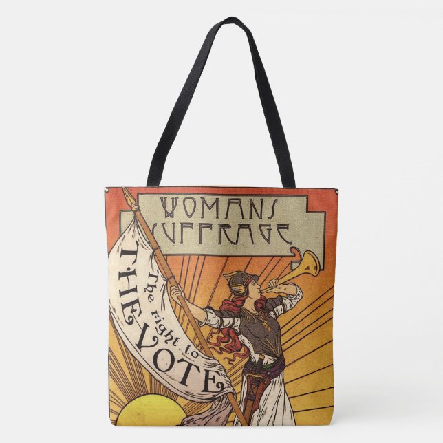 Tote Bag Fourre-tout du suffrage féminin (Devant)