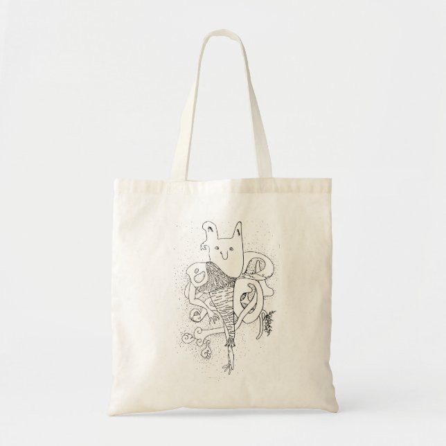 Tote Bag Fourre-tout empaqueté (Devant)