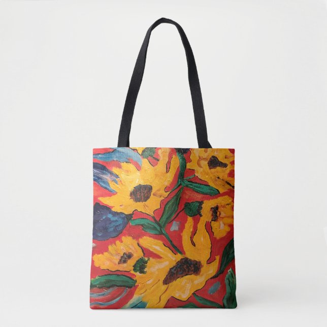 Tote Bag fourre-tout en couleurs (Devant)