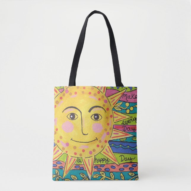 Tote Bag Fourre-tout ensoleillé (Devant)