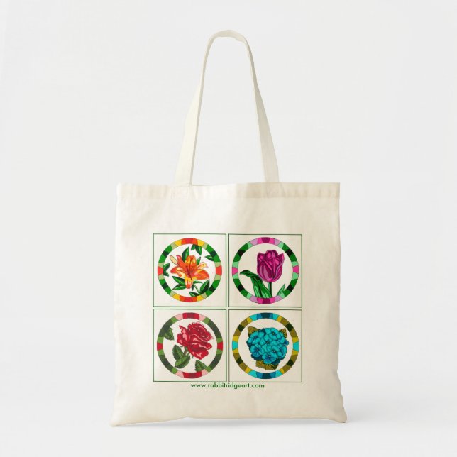 Tote Bag Fourre-tout floral multi (Devant)