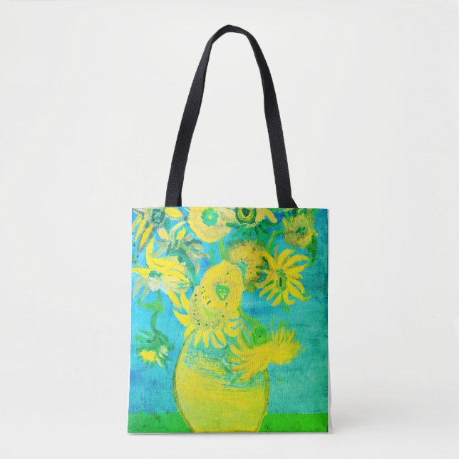 Tote Bag Fourre-tout florale (Devant)