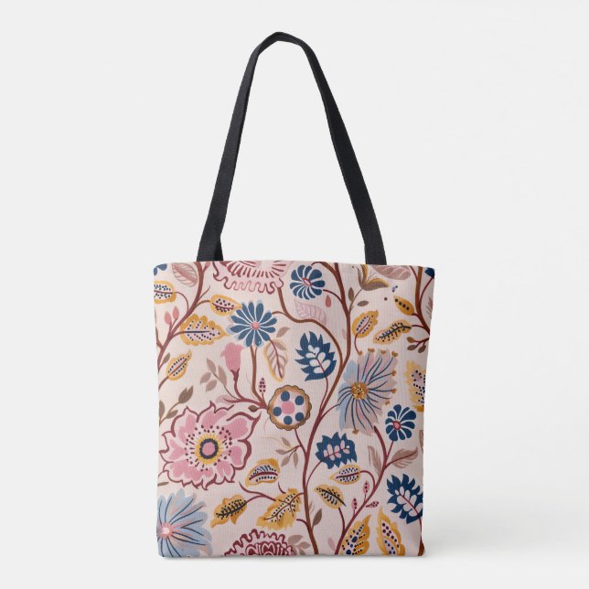 Tote Bag Fourre-tout florale (Dos)