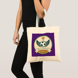 Tote Bag Fourre-tout- Football de football - Personnalisé -