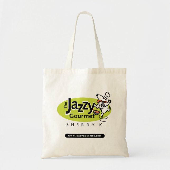 Tote Bag Fourre-tout gastronome bariolé (Devant)