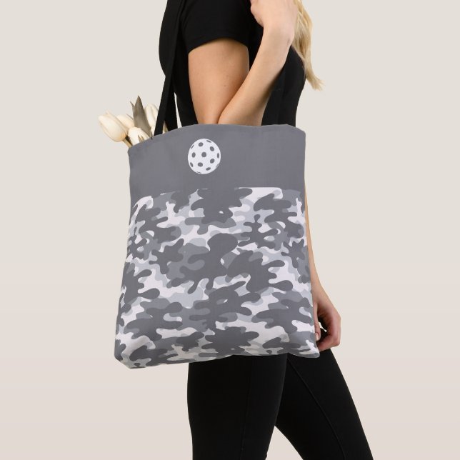 Tote Bag Fourre-tout Grey Camo (De près)