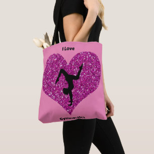 Tote Bag Fourre-tout Gymnastique rose